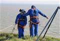 Major rescue operation to save climbers stuck on cliff edge