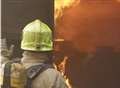 Firefighters tackle kitchen blaze