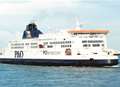 Pride of Kent ferry undergoes repairs