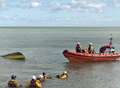 Man rescued from the sea after speedboat capsizes