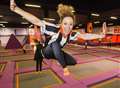 Shopping mall jumps on trampoline craze