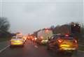  M2 pile up causes commuter chaos
