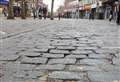Anger over 'uneven' cobbles in town centre