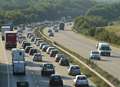 Delays after three-vehicle crash on motorway