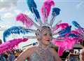 Sunshine and colour for Margate's carnival parade