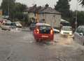 Flood alert as heavy rain batters Kent