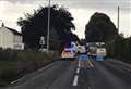Lorry driver flown to London hospital