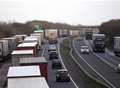 Port delays and lorry break-down causes A20 tailbacks
