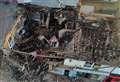 Aerial photos show devastation of pub fire
