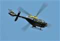 Police helicopter search for one of Kent's most wanted