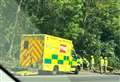 Man taken to hospital after car seen ‘going into trees’