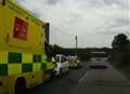 Delays clear after ambulance crash