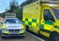 Road closed after collision