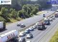 Spate of incidents cause motorway chaos