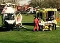 Man airlifted after 'horse box' accident