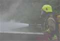 Fire crews tackle silo blaze 