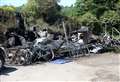 Baby and two children in hospital after caravan fire 