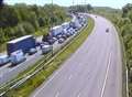 Update: Two cut free as pile-up closes motorway lanes