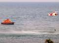 'Distressed' swimmer airlifted to safety