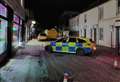 Town centre taped off