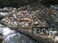 Thoughtless litter louts ruining river