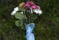 Flowers left for man killed by lorry