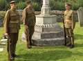 Villagers gather to remember war dead