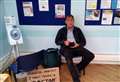 Man stages peaceful protest over GP appointments