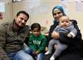 Syrian refugees describe 'amazing' support