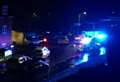 'Van thief' writes off police car in crash