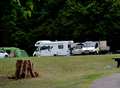 Travellers set up camp near MP's home
