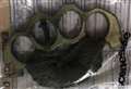 Knuckle duster seized at train station