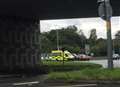 Accident at A229 Running Horse roundabout