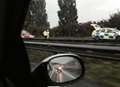 Lorry and five cars crash on M2