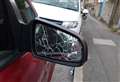 Six wing mirrors smashed in one road 