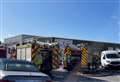 Fire crews battle industrial estate blaze