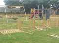 'Mindless' vandals destroy play area fencing 