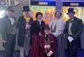 Excited fans dress up to watch new Dickens film