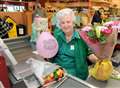 80-year-old Doris checks out