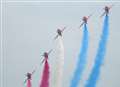 Crowds line seafront for spectacular airshow