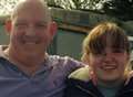 Kayleigh joins dad in pop star's music video