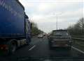 A2 traffic backed up to Canterbury following rush hour crash
