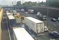 Delays after motorway crash