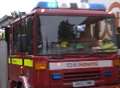 Outbuilding fire threatens student flats