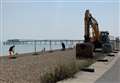 Beach works suspended as council 'not aware' of early start