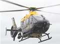 Police helicopter helps in search for vehicle theft suspects