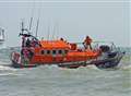 Person in distress rescued from sea