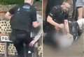 Probe as police officer knees boy amid rowdy scenes near park