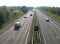 Missing woman found standing on motorway