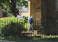 Anger as man snapped urinating against historic church
